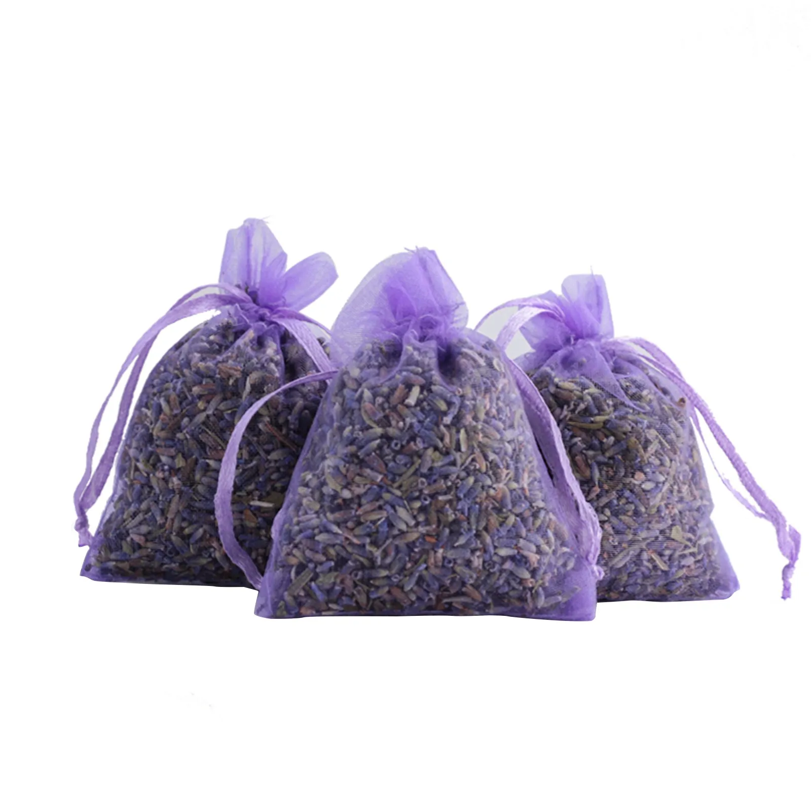 10pcs Lavender Sachets Bags,Natural Dried Lavender Sachets Moth-Proof For Drawers And Closets,Strong Smell Fresh Scents For Home