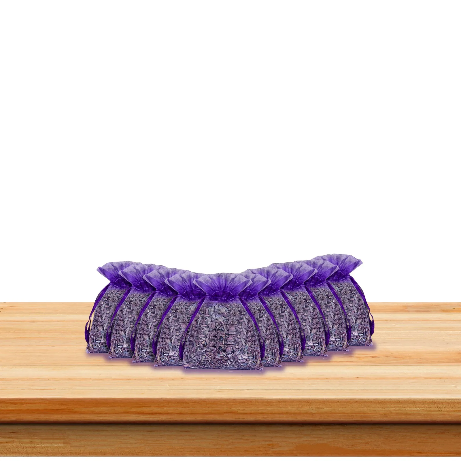 10pcs Lavender Sachets Bags,Natural Dried Lavender Sachets Moth-Proof For Drawers And Closets,Strong Smell Fresh Scents For Home - Image 2