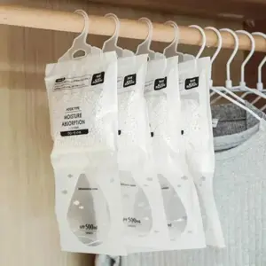 5/10Pcs Moisture Absorber Hanging Drying Clothes Dehumidifier Wardrobe Dehumidifier Dry Bag Desiccant Moisture Absorption